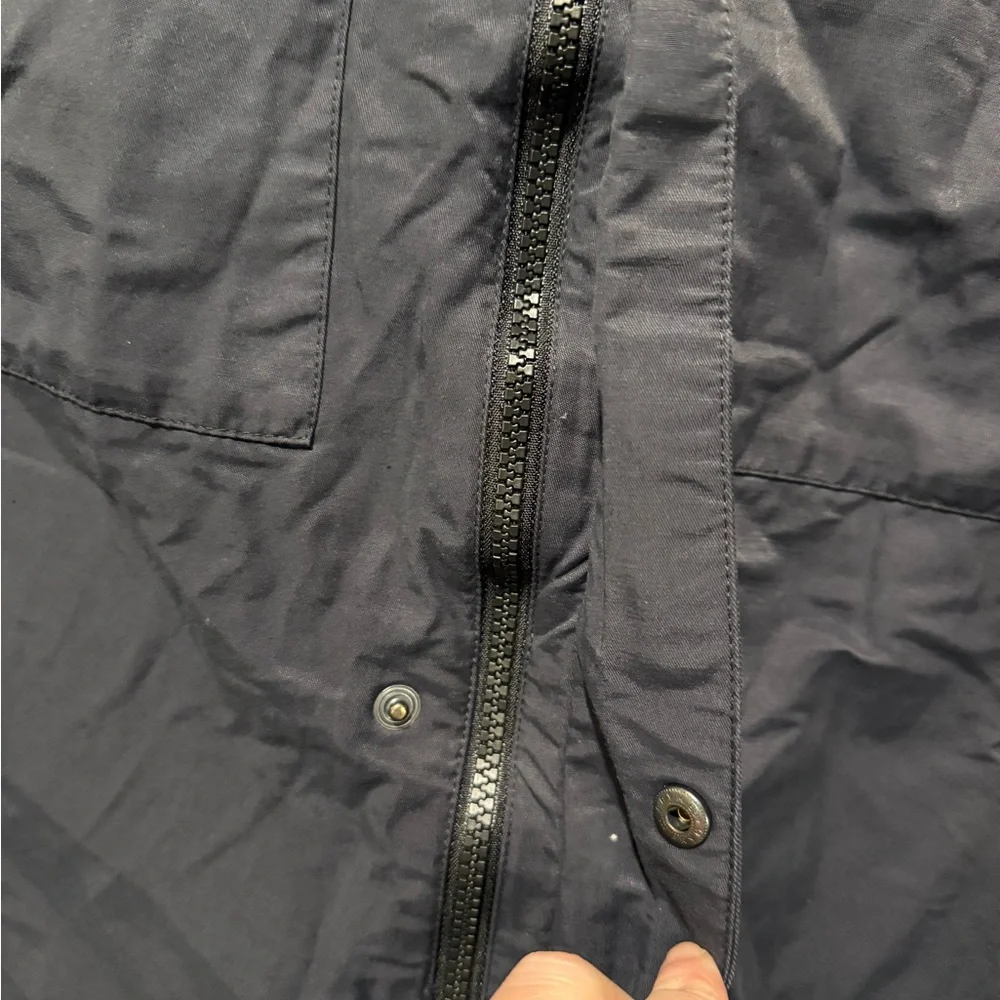 Nike Sportswear M65 Woven Jacket Mens LT tall Navy Blue zip track utility train